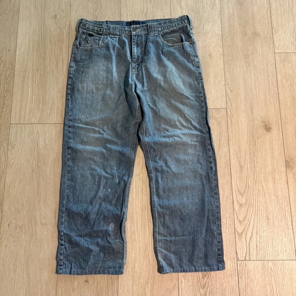 Vintage Y2K Baggy Phat Farm Bootcut Jeans With Insane Back Hit Size 36X33